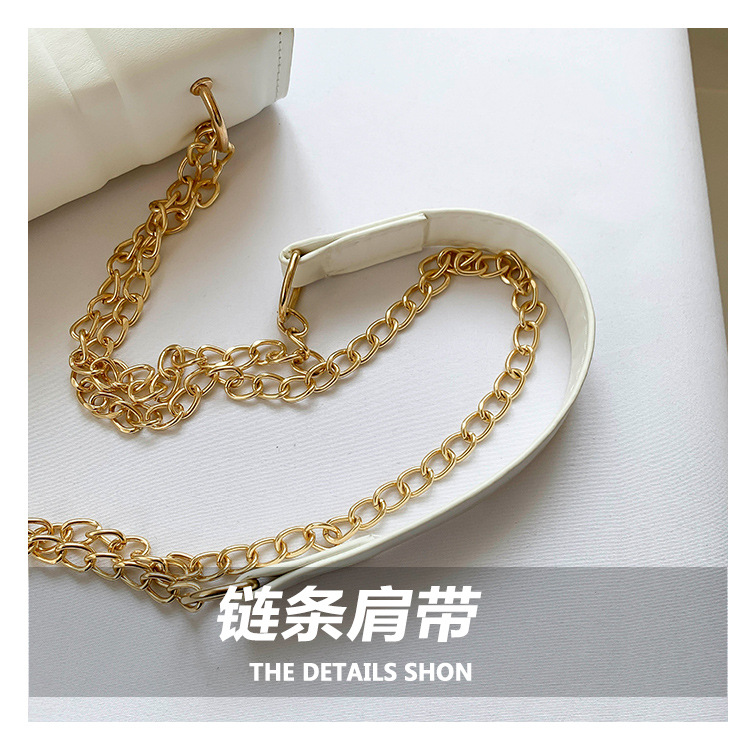 Cross-border commuting small square bag, retro chain single-shoulder bag, Korean version crossbody bag, new autumn/winter 2024 collection, women's bag Item Picture