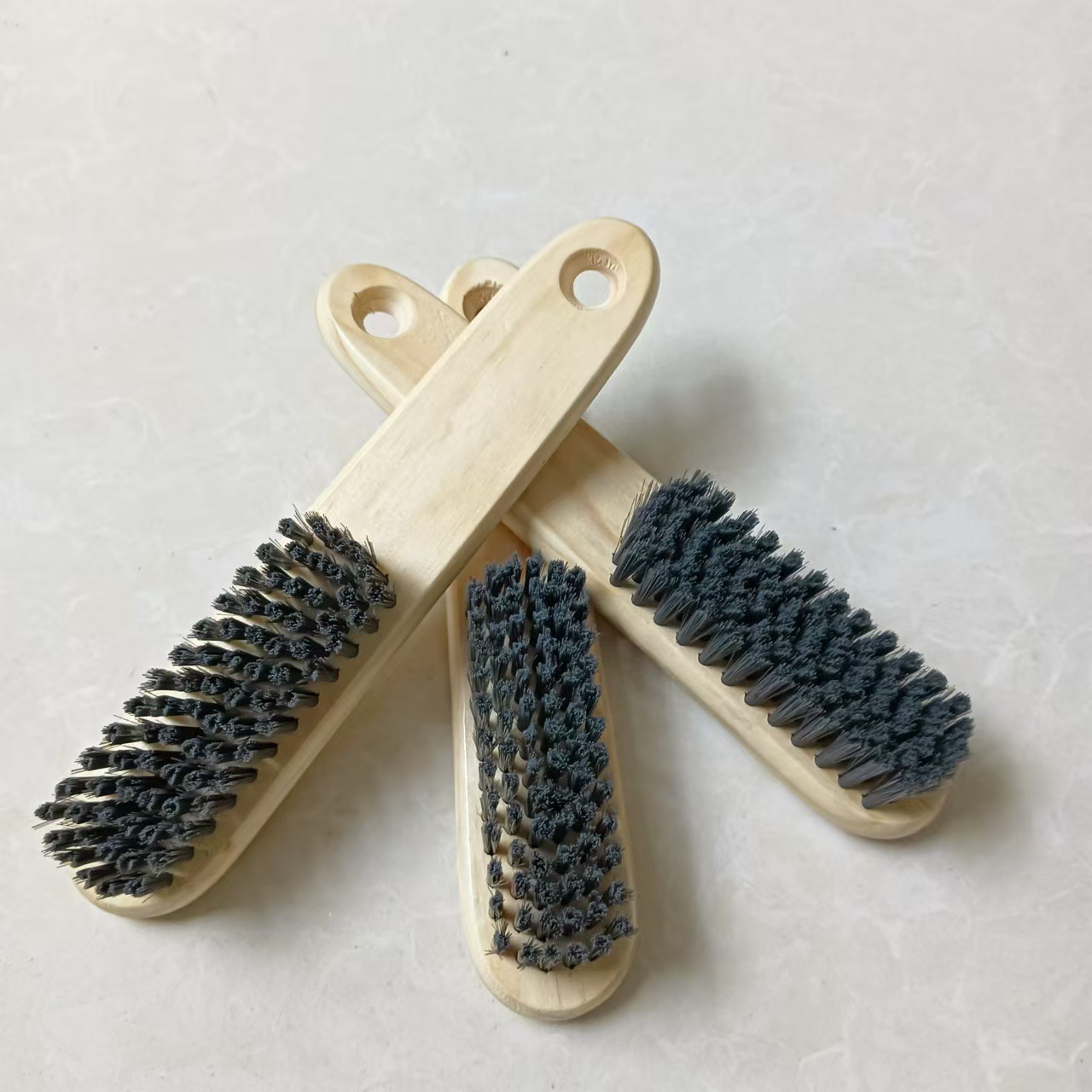 cepillo de zapatos de madera cepillo de zapatos de lana dura cepillo de lavandería doméstico cepillo de zapatos de madera cepillo de limpieza multifuncional cepillo de zapatos