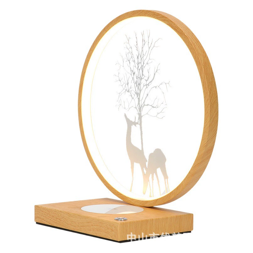 Оптовая Интернет Знаменитость Умная Беспроводная Зарядка Сенсорная Настольная Лампа Свадебный Подарок Спальня Прикроватная Лампа Креативный Романтический и Теплый