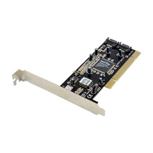 内置SATA 硬盘扩展转换卡 PCI Sil3112 SATA150 2通道 RAID阵列卡