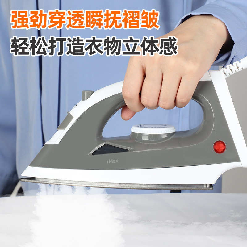 Plancha de Vapor Portátil con Suela de Teflón y Control de Temperatura para Uso Doméstico