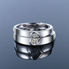 Silver ring suitable for men and women for beloved, one size jewelry, wholesale