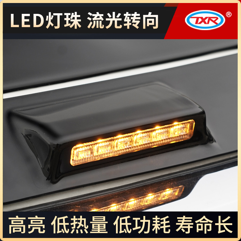 Tenxinrui es adecuado para Toyota Tacoma coche arena y piedra modificación LED luz con lente a prueba de insectos Accesorios