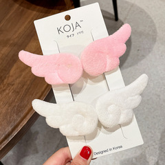 日本の JK 二次元魔法少女さくら謝安蘭と同じスタイルのヘアピンぬいぐるみ天使の羽のヘアピンヘアアクセサリー
