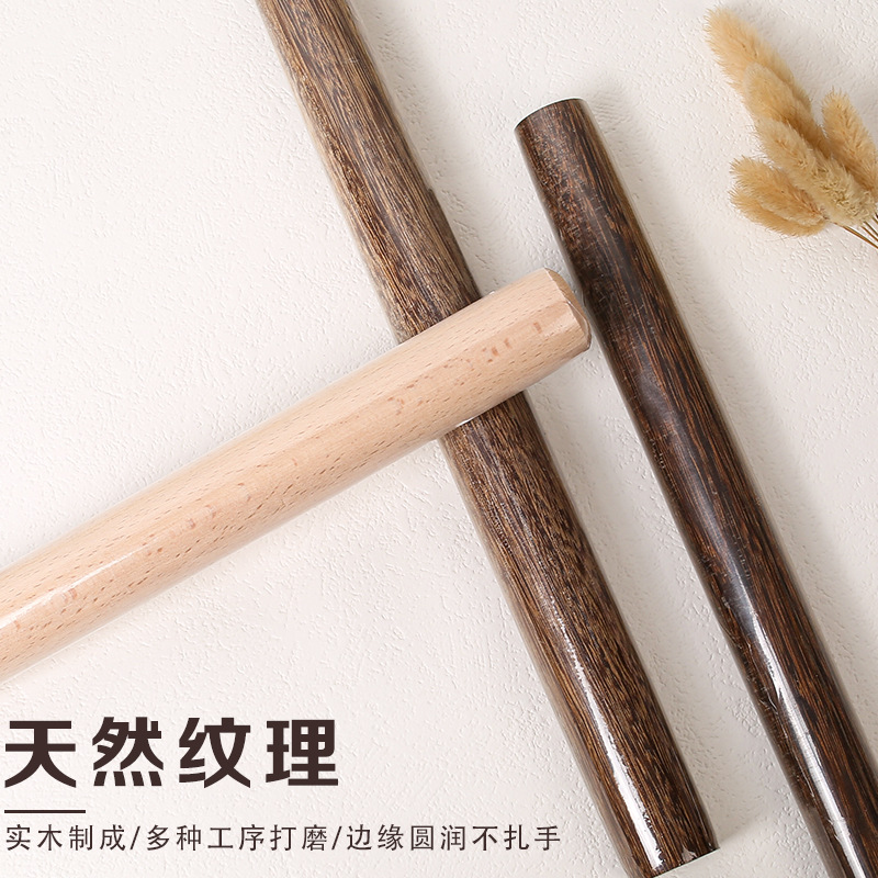 ¡Guau! Rodillo de madera personalizado con forma de ala de pollo, hecho de madera maciza, sin pintura, sin cera, antiadherente a la harina, herramienta de cocina para hornear. image 3
