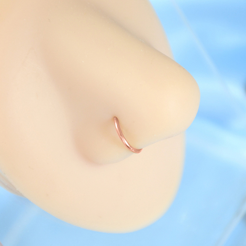 4g Weight labret / monroe stud Piercing needle type Nose Ring Classification 1 Pair Quantity Daily Occasion Copper Material Solid Color Pattern Women's Gender Plating Design Simple Style Style Simple Style Solid Color Copper Nose Ring In Bulk Nose Pin 15