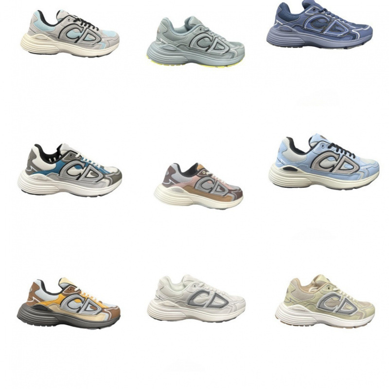 莆田外贸CD189新款百搭时尚休闲男女潮流运动鞋老爹字母增高鞋子