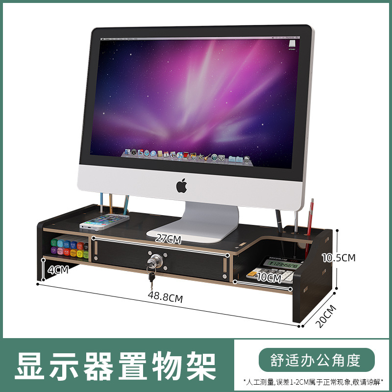 Soporte Elevador para Monitor de Computadora de Escritorio, Base para Escritorio, Organizador de Teclado, Almacenamiento