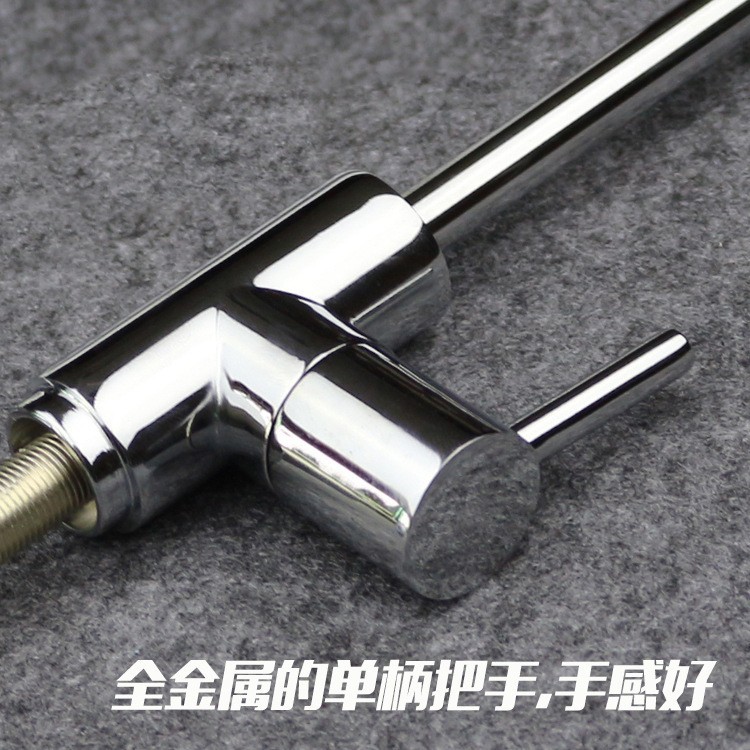 Venta al por mayor 2 puntos de conexión rápida estilo europeo y americano gran grifo curvado Boquilla DE AGUA DE ACERO INOXIDABLE lujo sola manija grifo purificador de agua