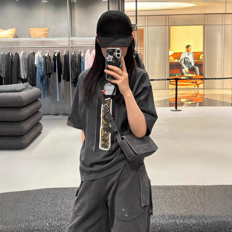 Nanyou Quality King-Style Loose-Fitting Short-Sleeve T-Shirt with Print, Couple's Style Printed Short-Sleeve Shirt, New Product Nanyou Quality King-Style Loose-Fitting Short-Sleeve T-Shirt with Print, Couple's Style Printed Short-Sleeve Shirt, New Product