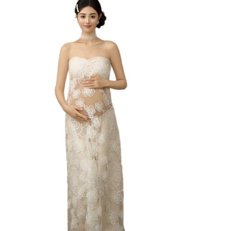26 Styles of Minimalist Studio Maternity Dresses for Photo Shoots, White Theme, Fresh Artistic Photos for Pregnant Moms 26 Styles of Minimalist Studio Maternity Dresses for Photo Shoots, White Theme, Fresh Artistic Photos for Pregnant Moms