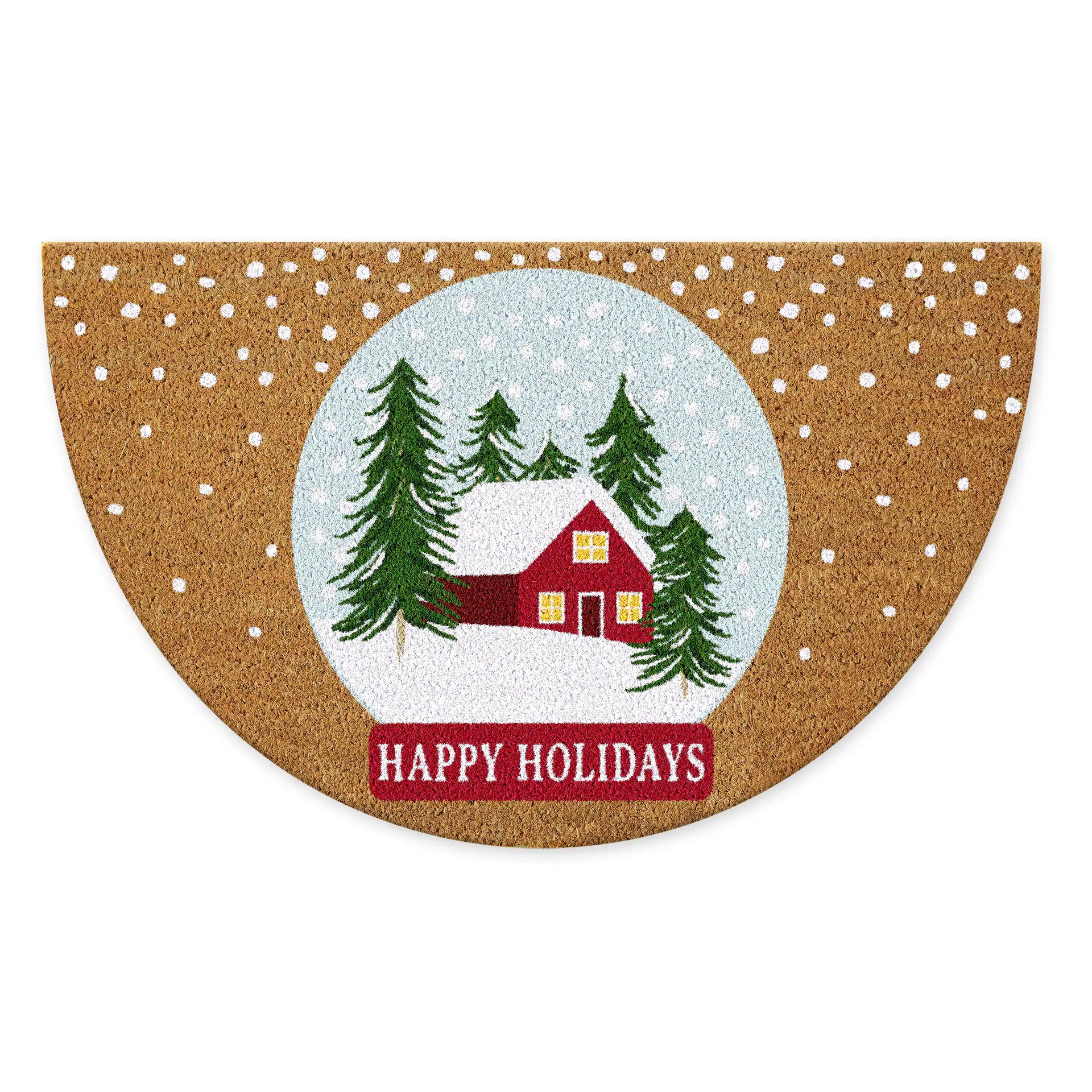Alfombra de suelo de Navidad transfronteriza puerta de entrada alfombra de suelo de puerta de cocina alfombra de suelo de absorción de agua antideslizante alfombra de suelo antisucia en stock