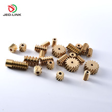 黄铜蜗轮齿轮 机械小模数变速箱耐磨铜蜗轮来图来样