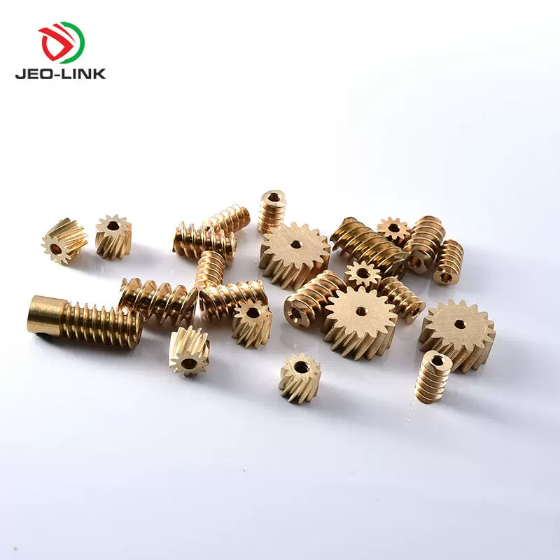 黄铜蜗轮齿轮 机械小模数变速箱耐磨铜蜗轮来图来样