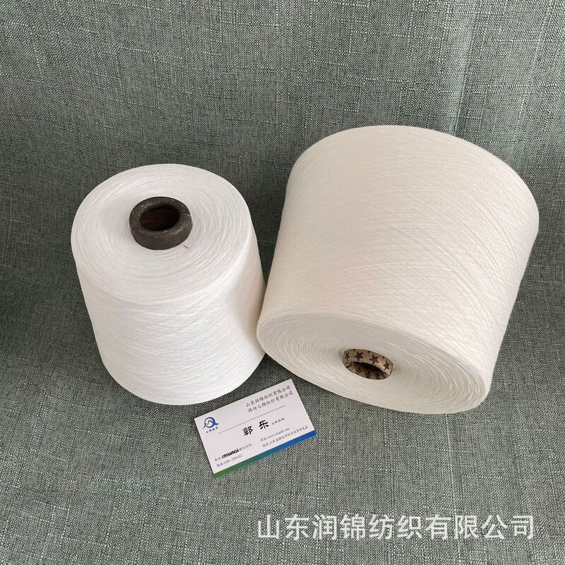 Wholesale Recyclable Yarn 21 Pieces of Recycled Polyester Viscose Yarn 32 Pieces of Recycled Pure Polyester Yarn Knitted Yarn Runjin 2308