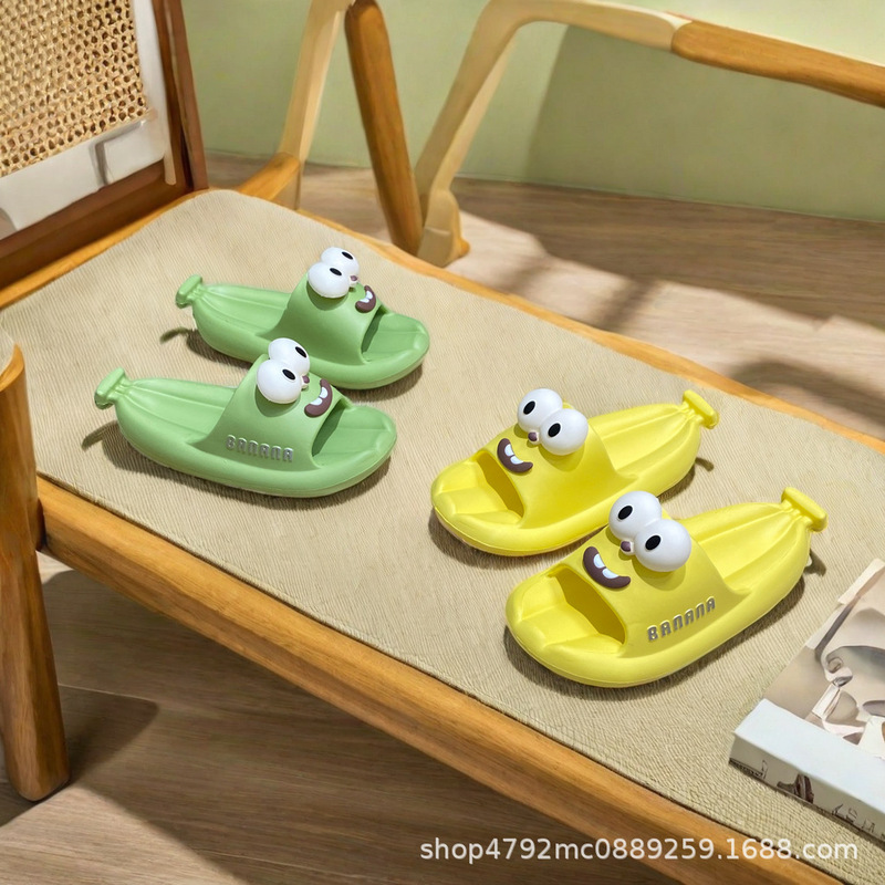 EVA slippers banana pattern wholesale cost-effective home spread universal deodorant non-slip wear-resistant dirty shoes