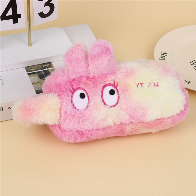 Inswind caja de lápiz de gran capacidad de dibujos animados transfronterizos bolsas de pluma lindas bolsas de almacenamiento de estudiantes niñas bolsas de maquillaje