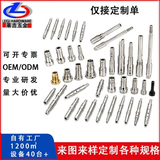 东莞走心机加工不锈钢精密轴黄铜电机轴不锈钢轴开槽钻孔定位轴芯