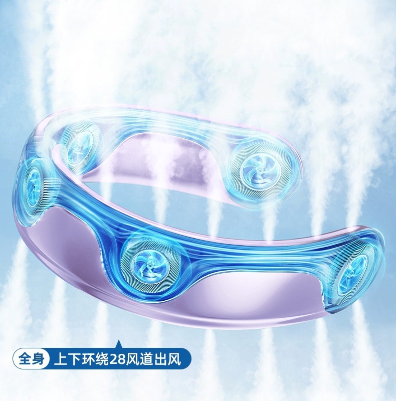 充電式首掛けファン 長航続