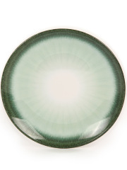 A5L密胺餐盤圓形菜盤子塑料平盤商用火鍋盤家用擺台骨碟西餐盤快