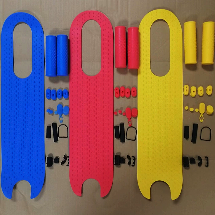 Электрический скутер аксессуары Силиконовый комплект ноги кожа ручка Крышка ручки силиконовый чехол производитель настройки цвета