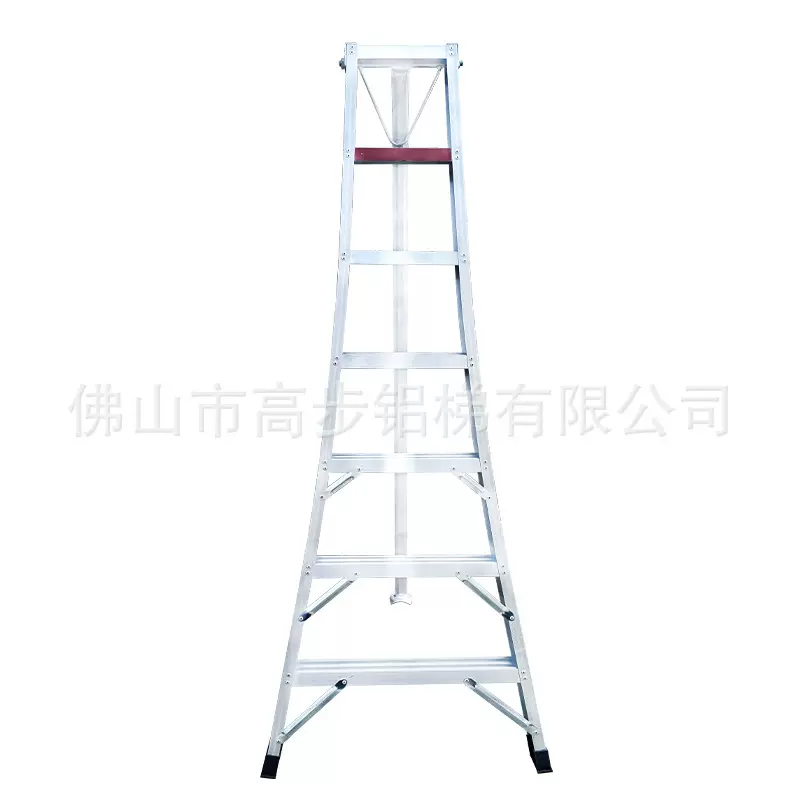 铝合金三脚园水果梯后撑有和无三角供客户选择带三角板增加支撑力