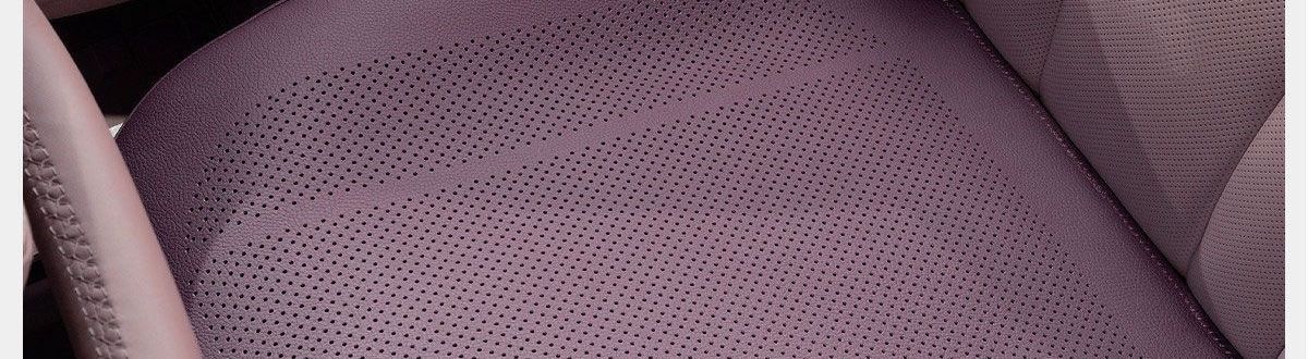 High-grade Nappa leather new single-piece women's seat cushion, purple seat pad, rear car seat cushion, suitable for all seasons