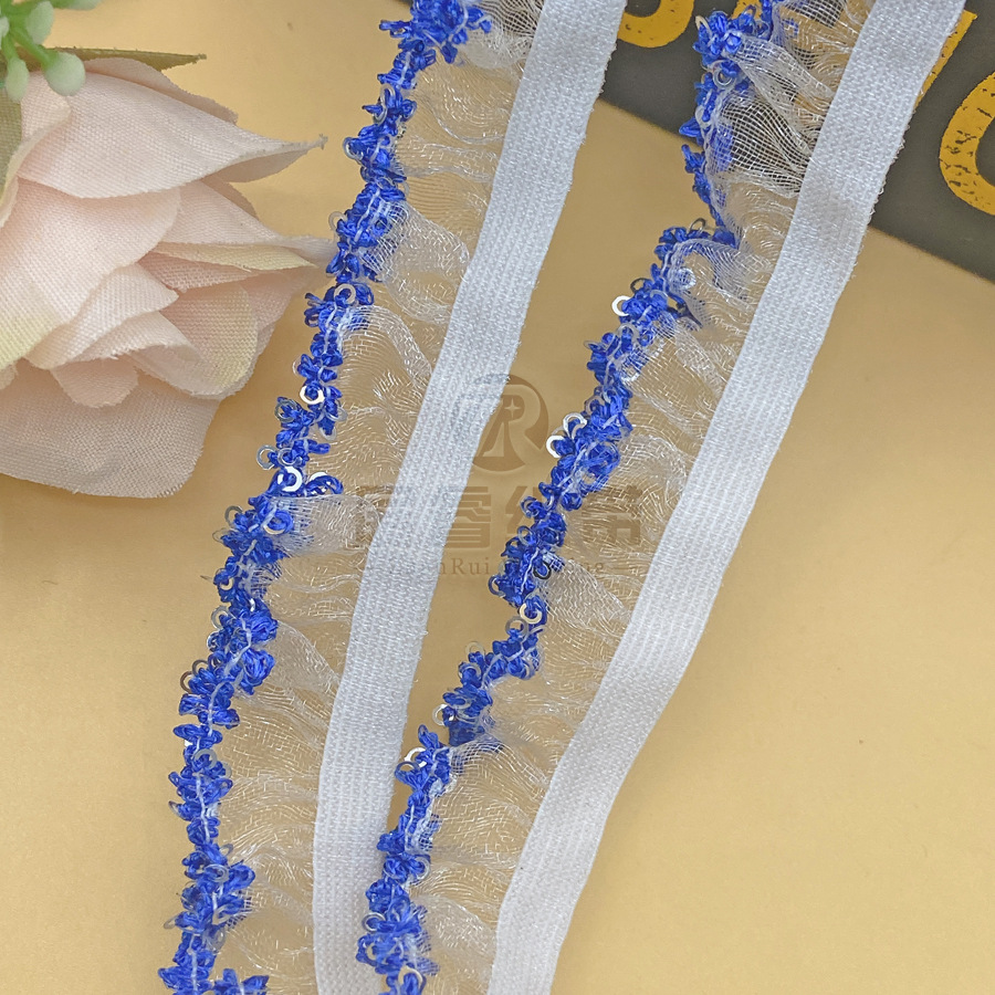스팽글 컬러 엣지 곰팡이*[사파이어 블루 엣지 스팽글]