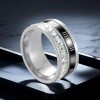 Ring stainless steel, brand golden starry sky, wholesale, light luxury style, french style, does not fade, pink gold