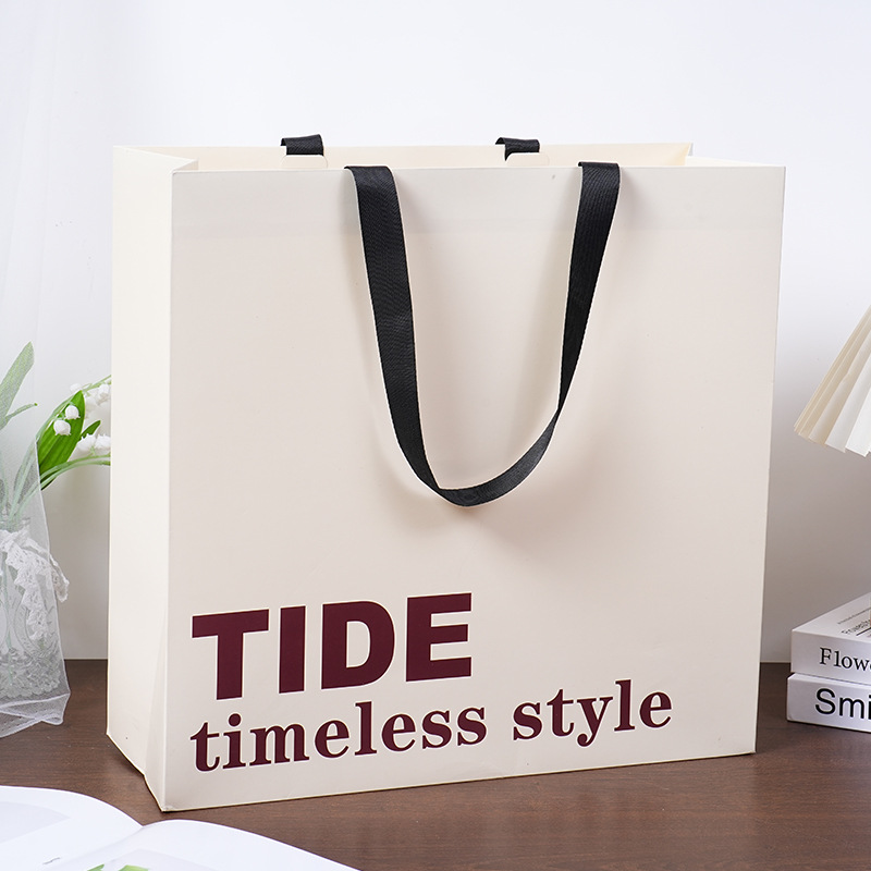 Bolsas de papel kraft sin cintura bolsas de mano logotipo ropa bolsas de regalo bolsas de papel bolsas de regalo bolsas de compras personalizadas