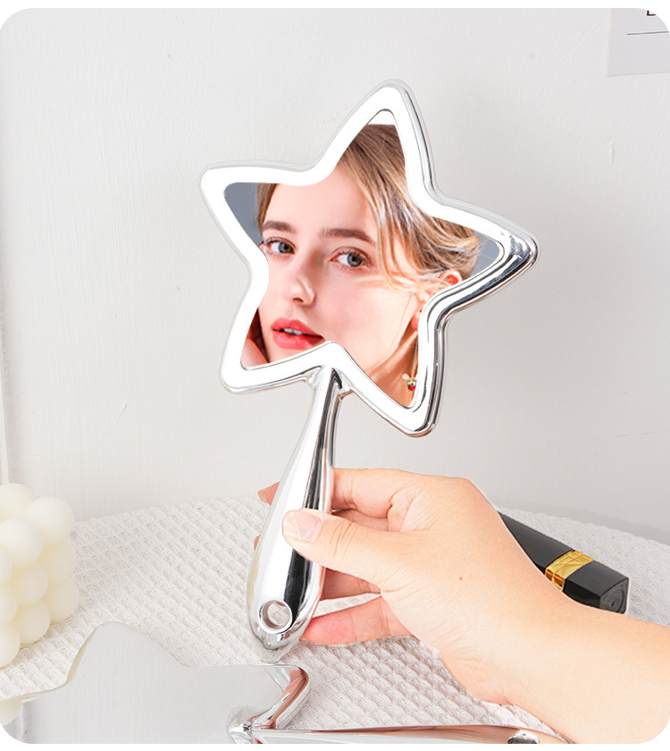Star Pattern Cute Style Cute Star Plastic Mirror 1 Piece