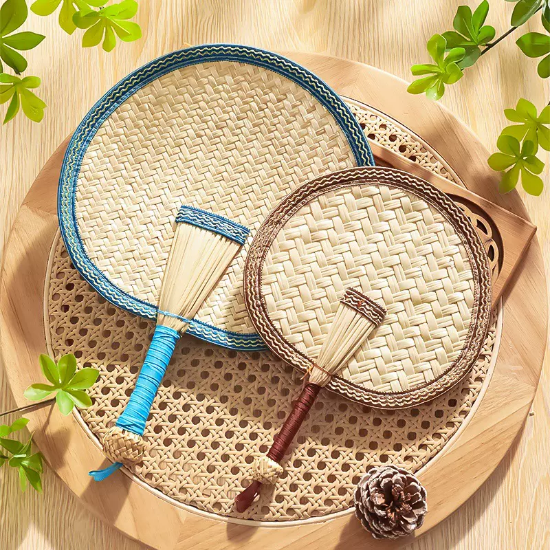 扇子夏天大蒲扇儿童手摇扇夏季手工编织老式宝宝婴儿驱蚊小芭蕉扇