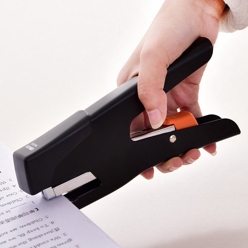 Deli 0358 hand-held labor-saving stapler student household stapler universal No. 12 nail labor-saving type