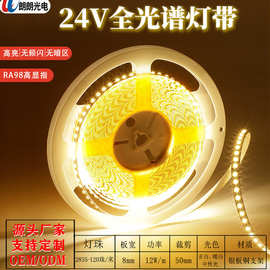 全光谱灯带led灯带Ra98高显指低压24V线形灯铝槽灯条家居装修铝槽