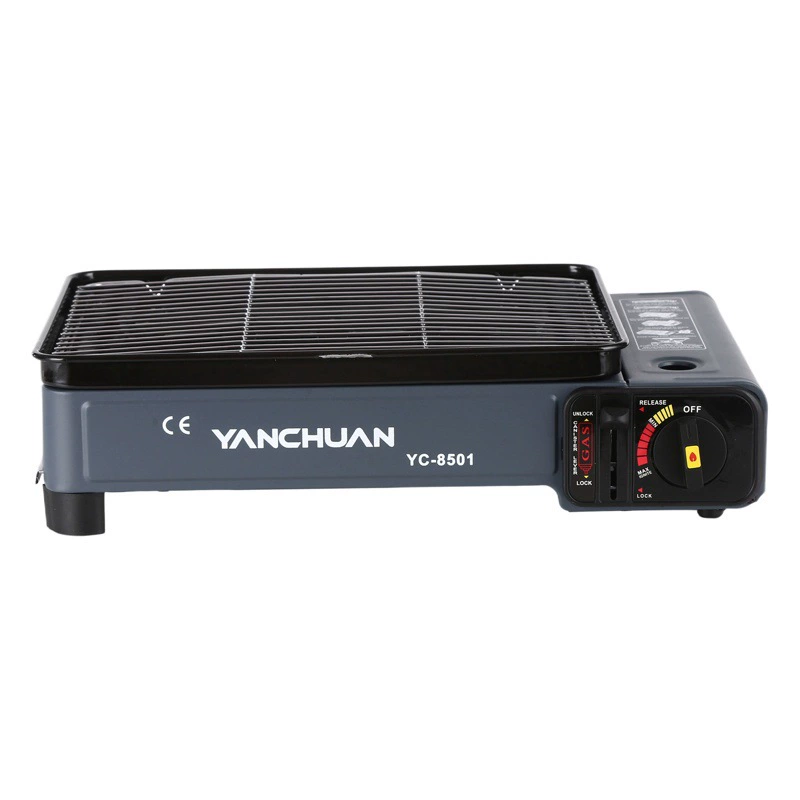 Портативная газовая баллонная плита на открытом воздухе ветрозащитная плита для барбекю Кемпинг Пикник Портативный бытовой гриль для барбекю Тарелка для барбекю