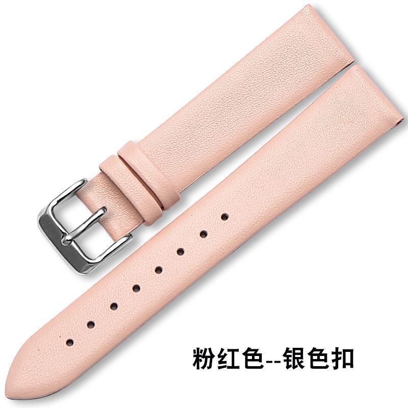 Pulseras de cuero ultra suaves de mujer botón blanco rojo cabeza de cuero de vaca hombre 12 14 16 18 19 20mm