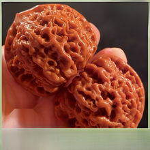 文玩核桃达发麒麟纹大官帽四座楼狮子头原色精配对高抛手把件桃核