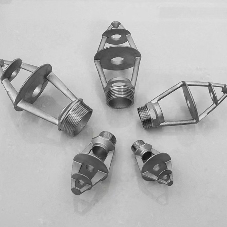 不锈钢冷却塔喷头 三溅式喷头小中大花篮喷头降温冷却304不锈钢