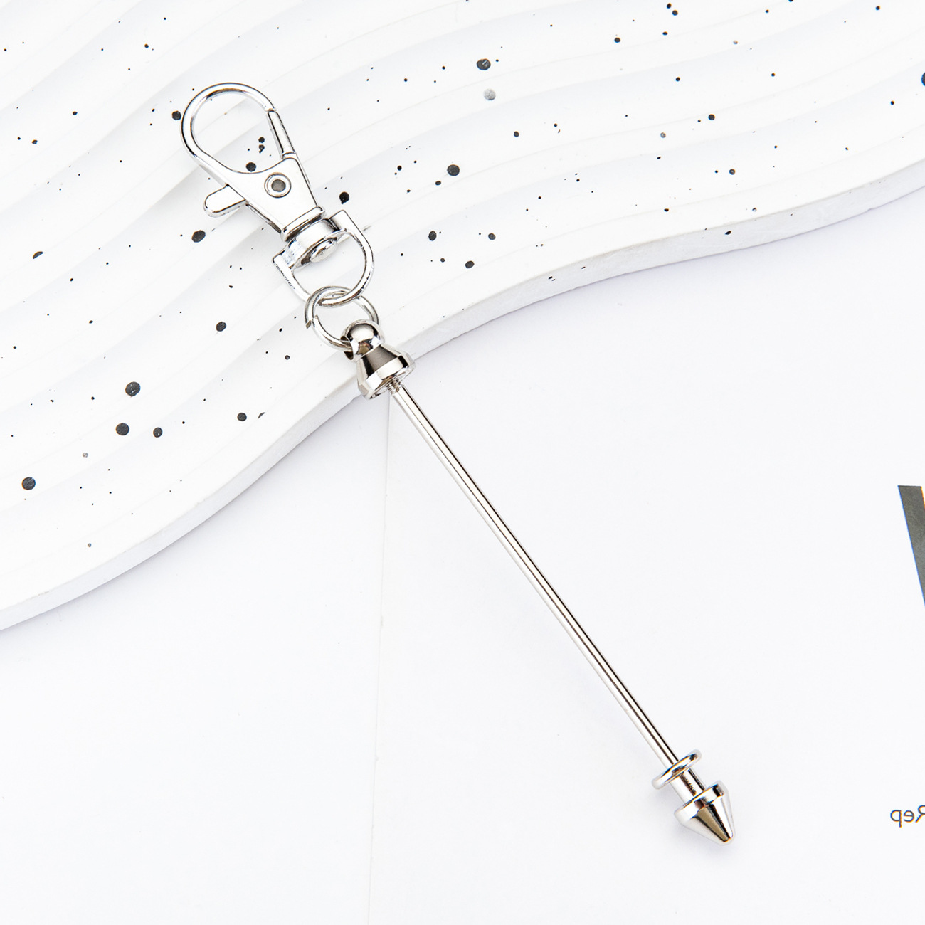 Spot diy beaded langosta botón evento conmemorativo regalo llavero bolso creativo colgante colgante llavero