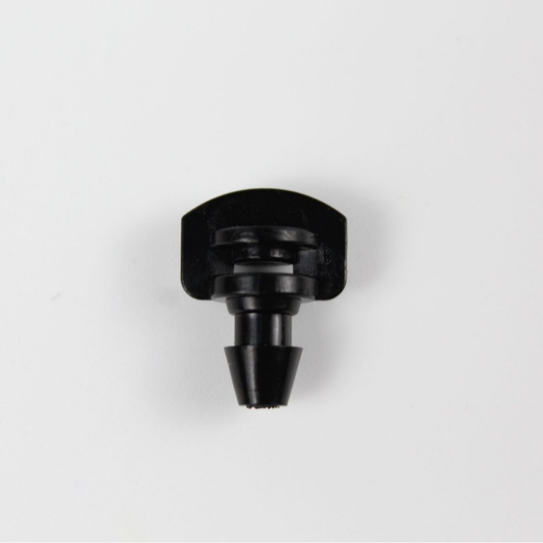 Barbas negras simples refracción atomización micro boquilla de pulverización agujero 1.6mm 360 grados pulverización enfriamiento humidificación jardinería