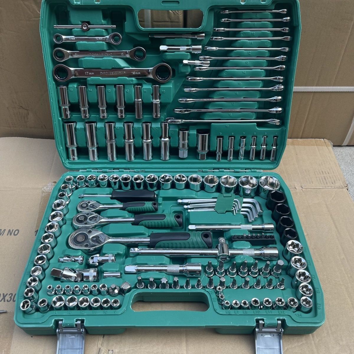 121 조각 세트 자동 수리 도구 세트 소켓 렌치 조합 도구 수리 도구 자동차 수리 도구