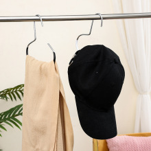 抖音镀铬圆环挂家用不锈钢防滑围巾架多功能挂帽子4.0丝巾架衣架