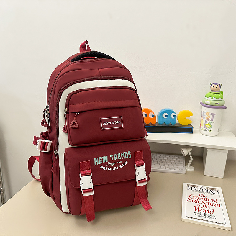 JIAYISTAR nueva mochila de alto valor, mochila clásica de gran capacidad, fábrica directa de mochila de estudiantes transfronterizos