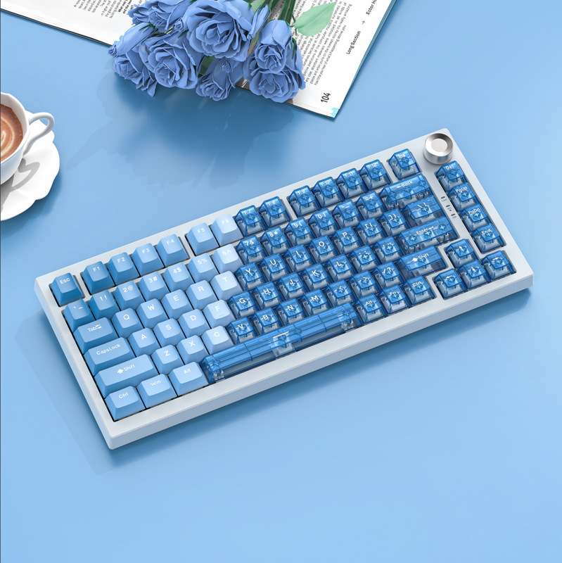 K81 カスタマイズされた 3 モード メカニカル キーボード サイド刻印ワイヤレス Bluetooth オフィス ゲーム e スポーツ専用|undefined