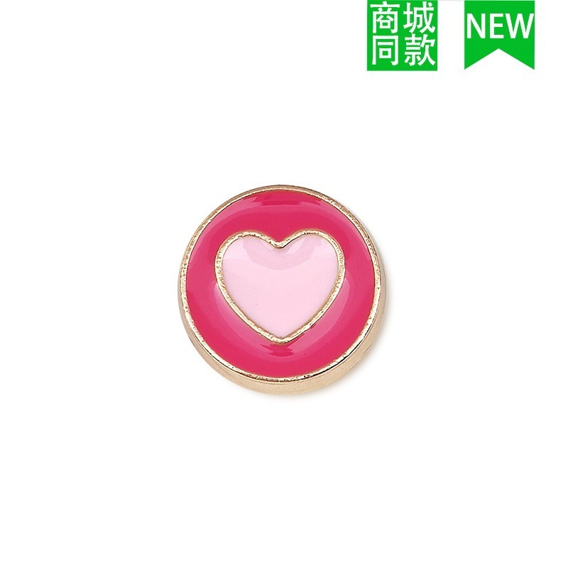 クロスボーダー卸売新しいクロックスアクセサリー靴バックル金属レターチェーン適応クロス靴花 DIY アクセサリー|undefined