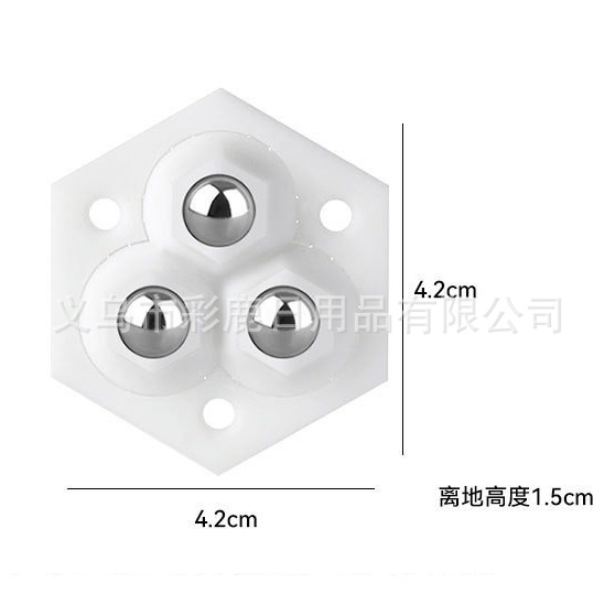 polea silenciosa tipo pegado universal rueda base de bola única rueda rodilla base de bola muebles móvil mesa de té bandeja image 16