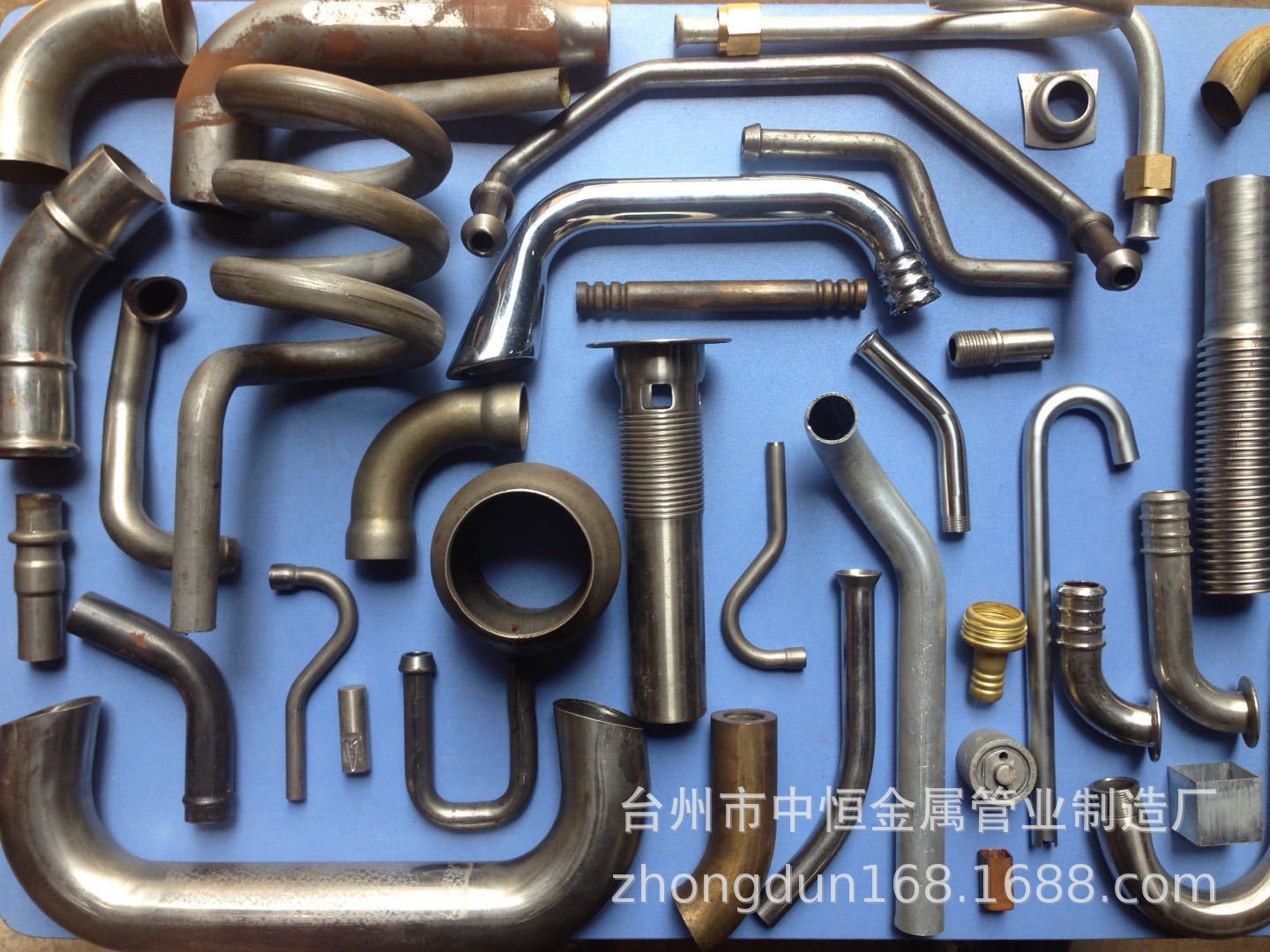 台州厂家供应金属管类产品弯管加工、缩口、扩口、水涨成型