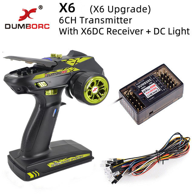 Dumborc Dumbo X6 control de la pistola de control remoto de recepción 2,4g coche modelo de nave modelo de tanque diferencial de Control Híbrido giroscopio
