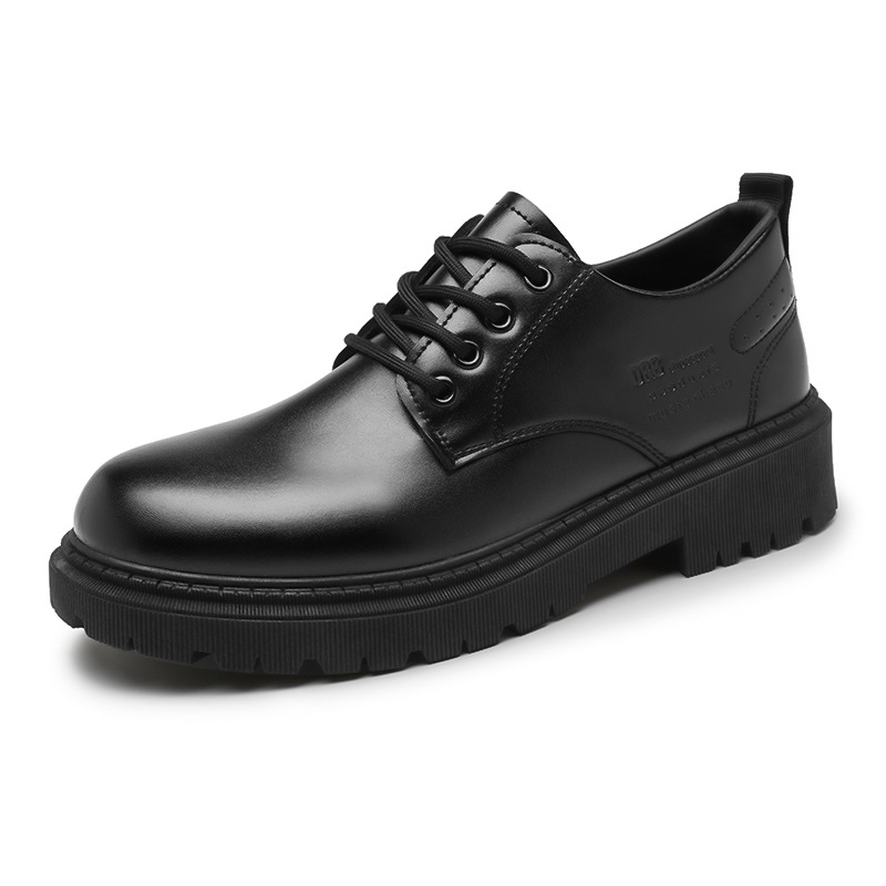 Spring Design Sense Martin Boots Estilo británico Ropa formal Boda de negocios Zapatos de cuero de novio Zapatos de cuero casuales transpirables para hombres image 6