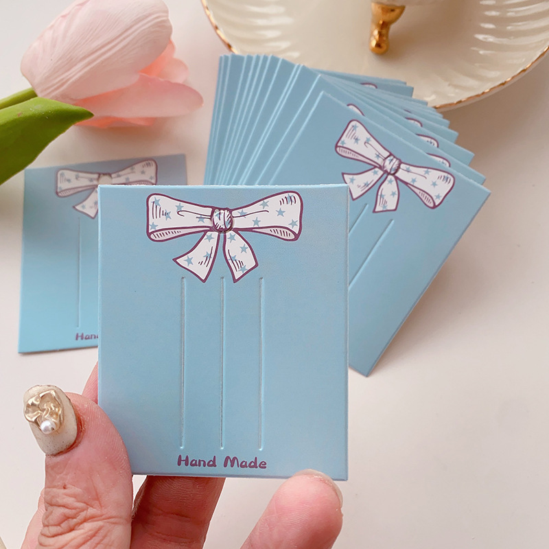 6 * 7 tarjeta de cabello adulta niños tarjetas de cabello Morandi serie de arco tarjetas de cabello joyas